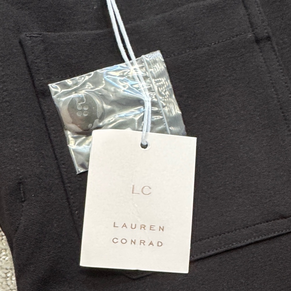 LC Lauren Conrad Super High Waisted Wide Leg Crop Pants - Picture 6 of 12